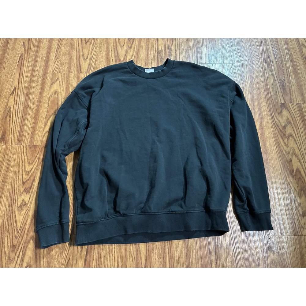 #P13 Men XL GYMSHARK BLACK CREWNECK SWEATER